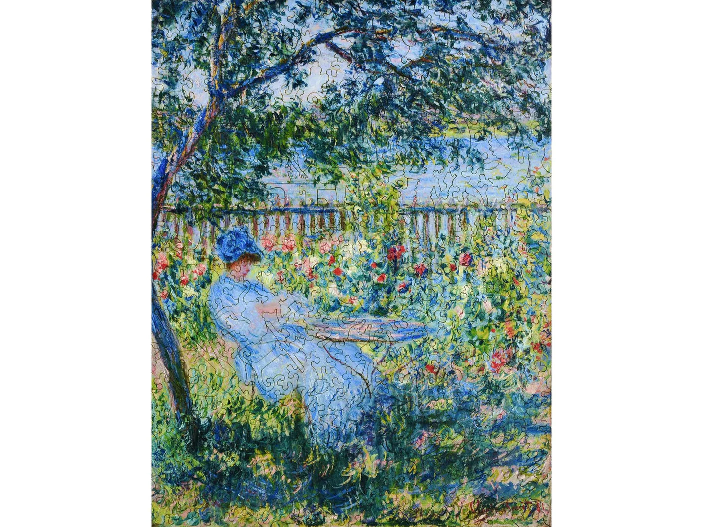 Monet's La Terrasse Wooden Jigsaw Puzzle 276 Pieces from Liberty