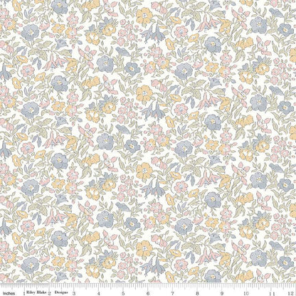 Liberty Flower Show Pebble Forget Me Not Blossom A Yardage