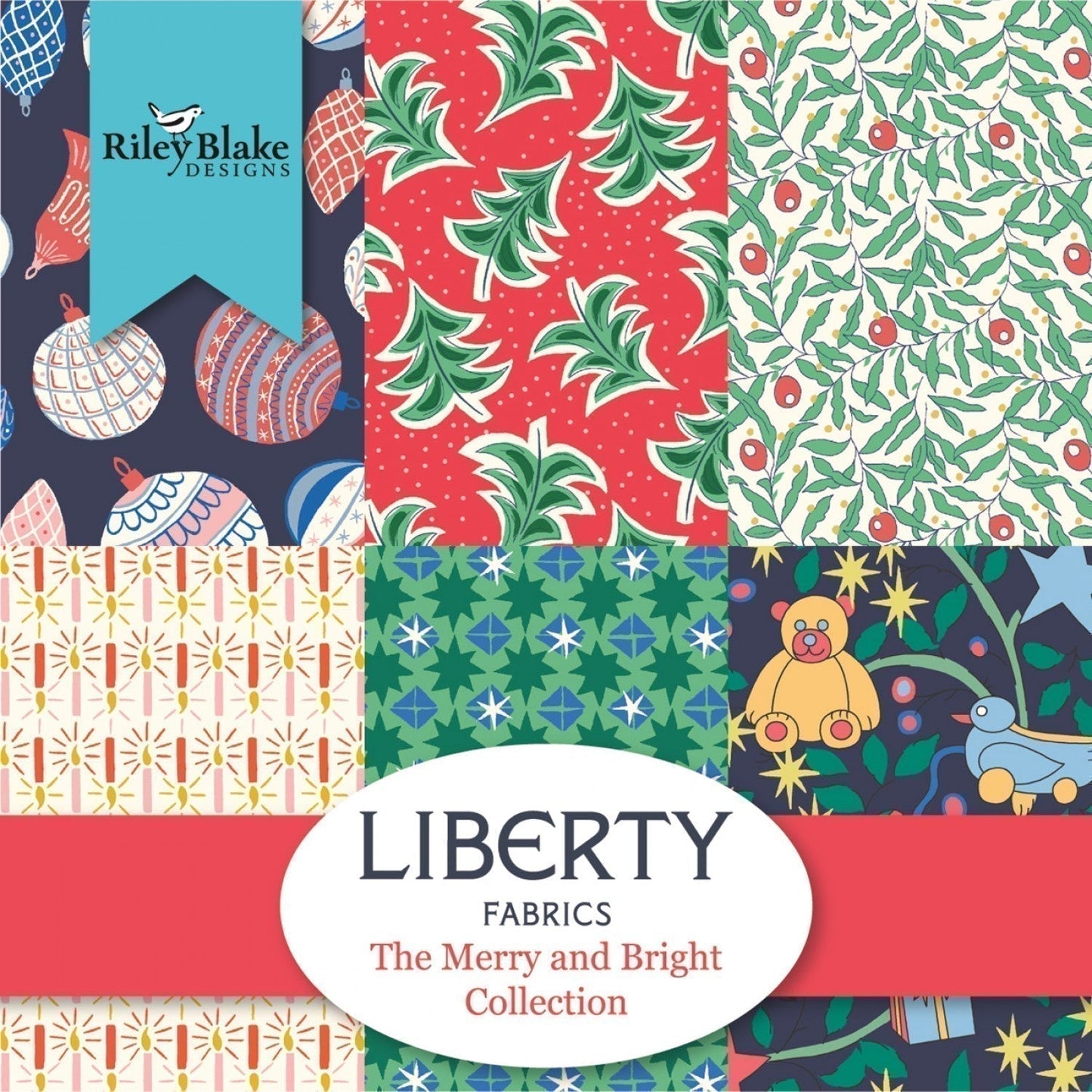 Liberty Fabrics Merry and Bright Shine Bright B Yardage
