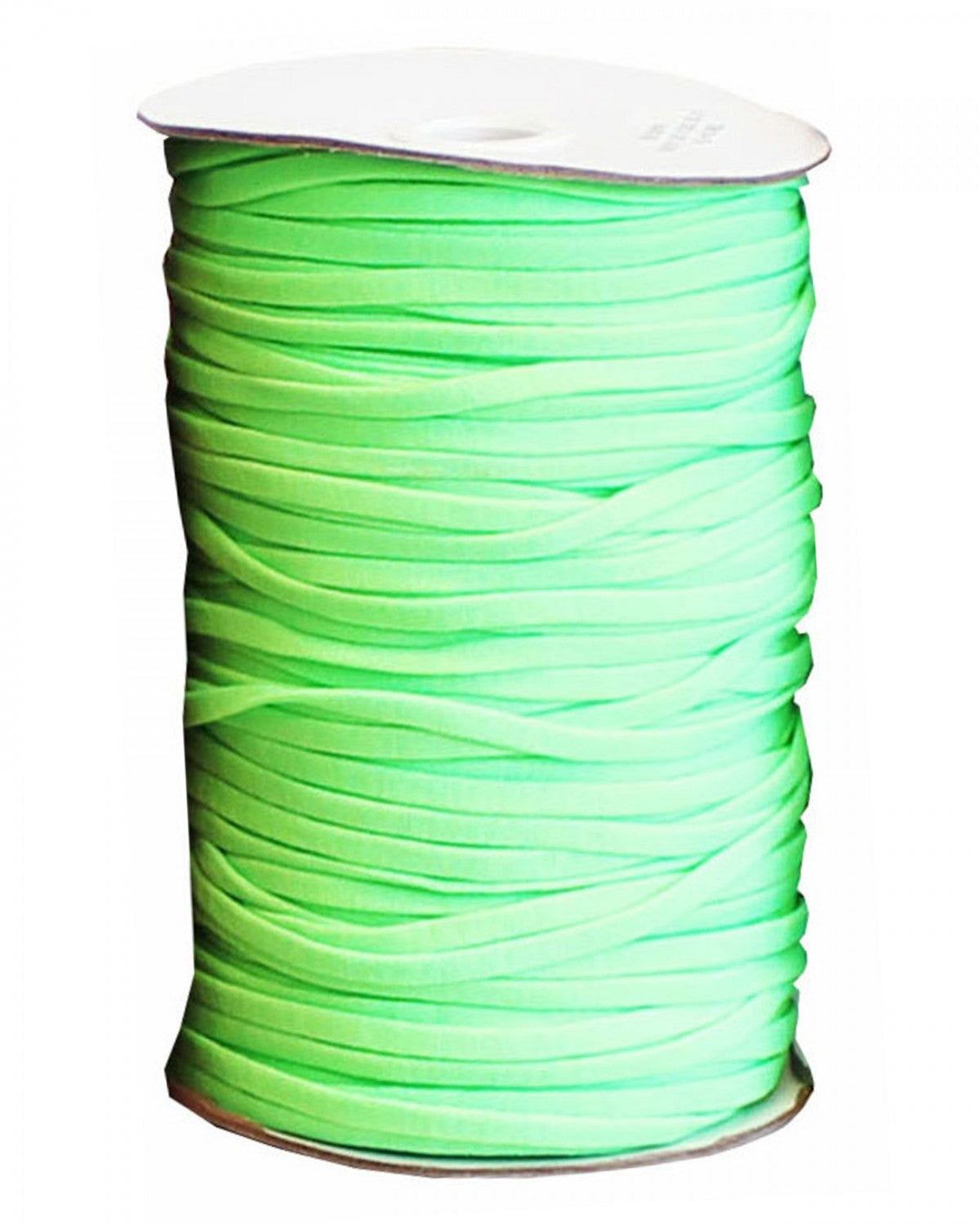 Soft Stretch Lime Green Elastic 1/4" 144 yard Spool Wholesale Bulk Elastic Face Mask Supplies
