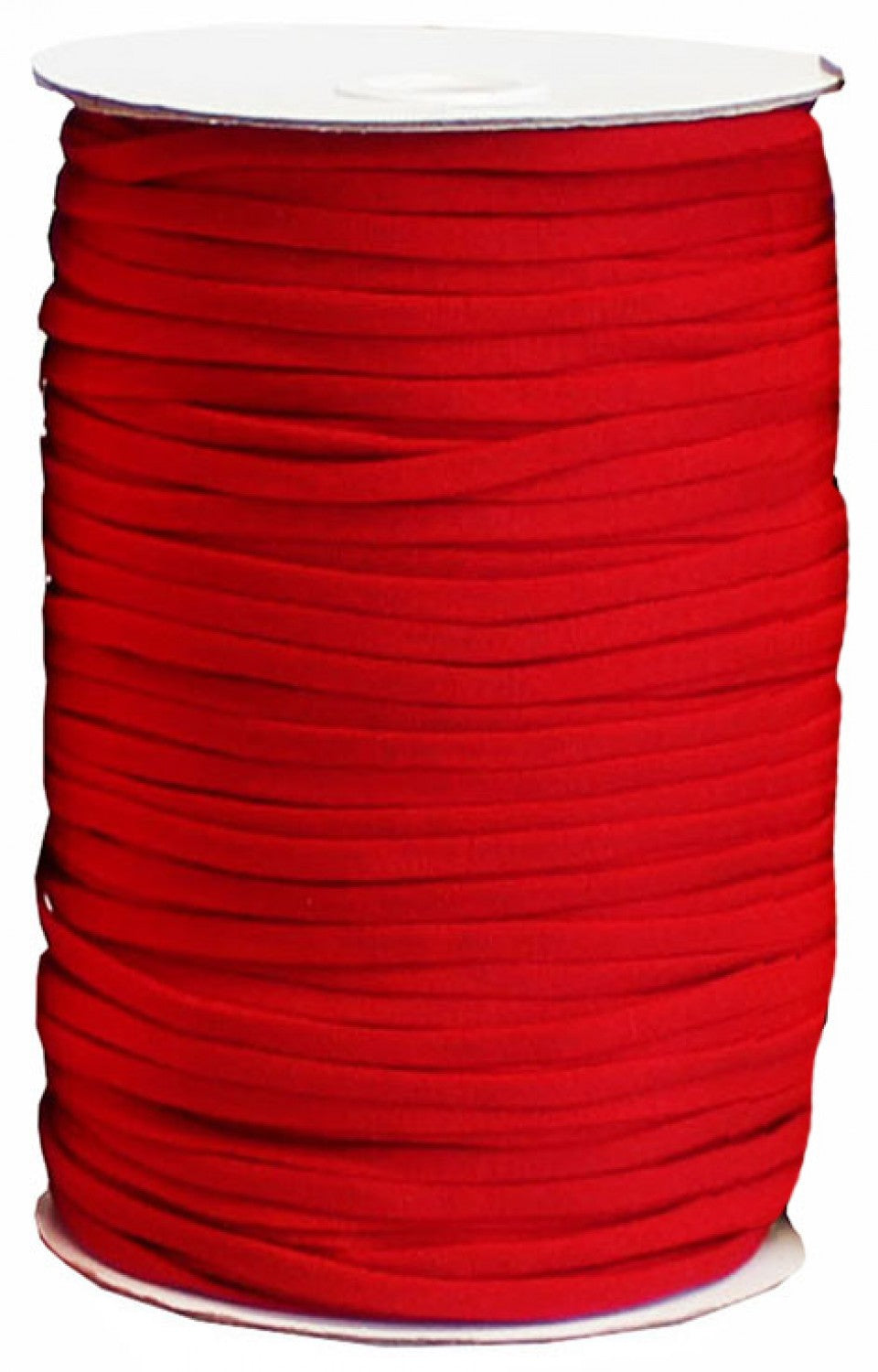 Soft Stretch Red Elastic 1/4in 144 yard Spool Wholesale Bulk Elastic Face Mask Supplies