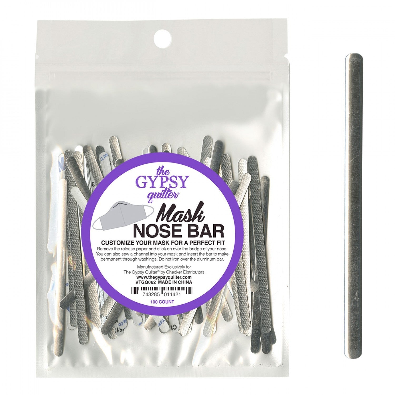 Gypsy Quilter The Mask Nose Bar 100 Count
