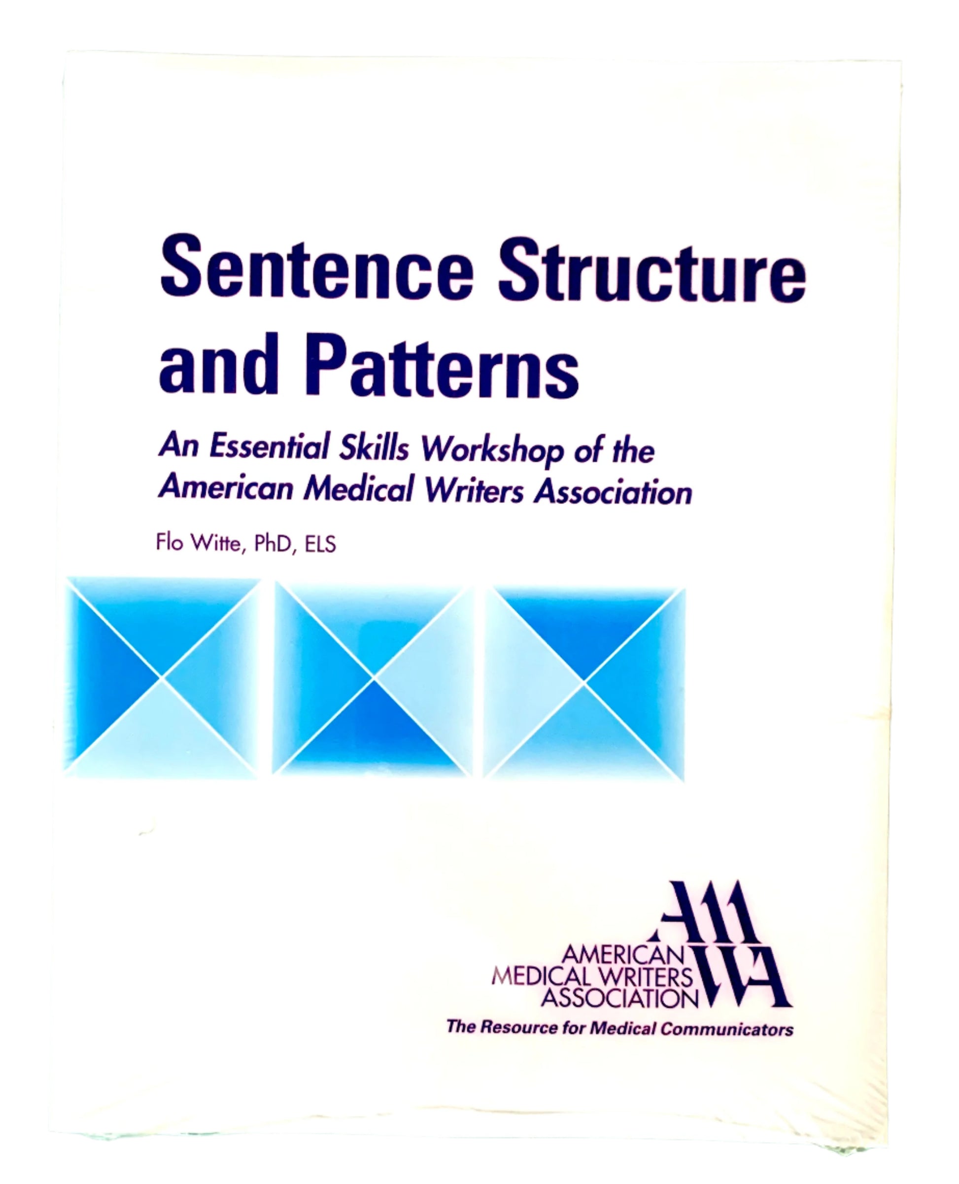 Book cover of 'Sentence Structure and Patterns' by Flo Witte on a green grid background
[image_link]