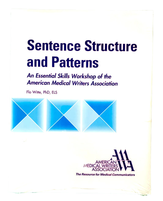 Book cover of 'Sentence Structure and Patterns' by Flo Witte on a green grid background
[image_link]