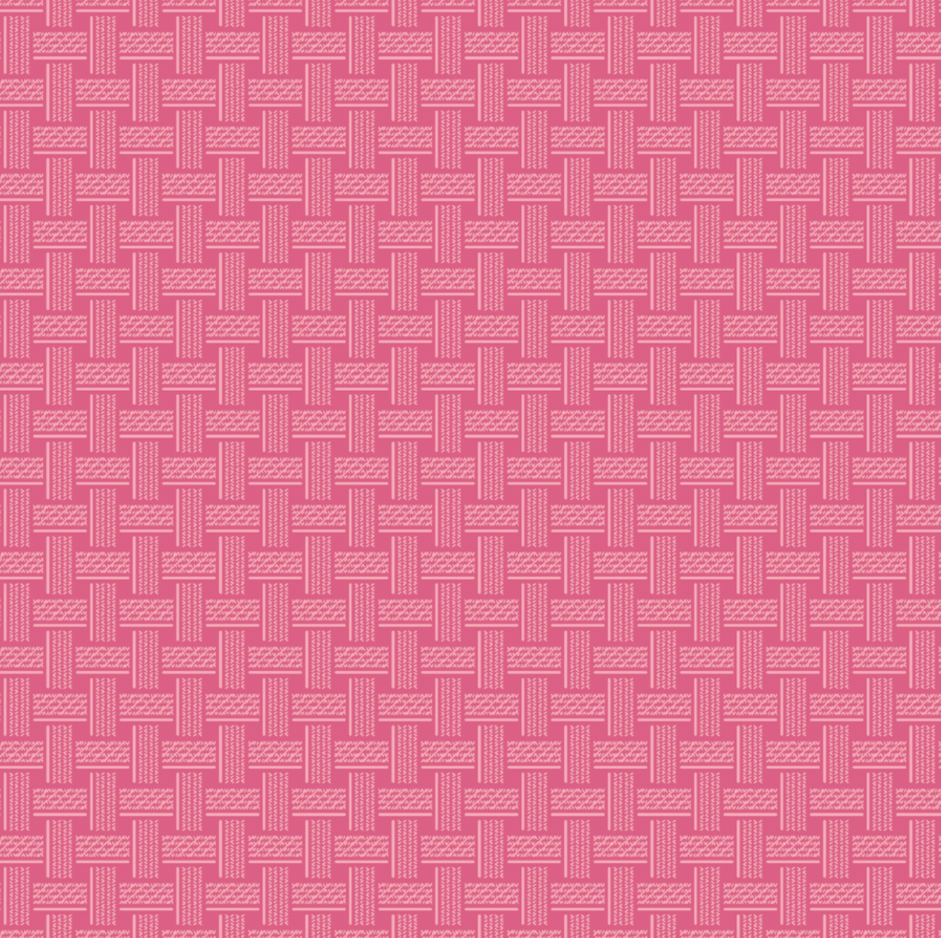 A close-up of a woven fabric pattern in shades of pink, showing a repeating basketweave texture.
[additional_image_link]