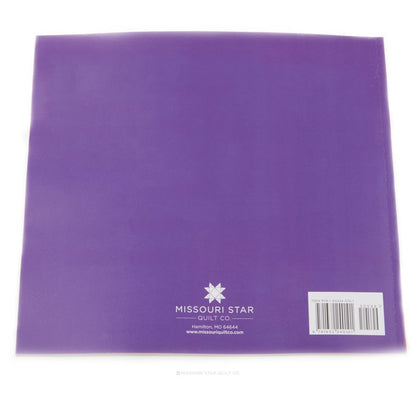 A square purple fabric or vinyl sheet with a white Missouri Star Print Co logo and barcode at the bottom, photographed on a white background.
[additional_image_link]