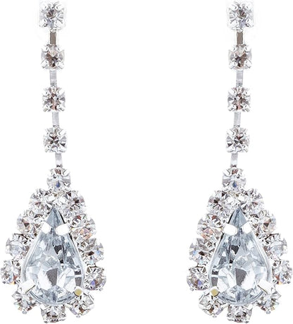 Teardrop-shaped earrings with clear gemstones on a white background
[additional_image_link]