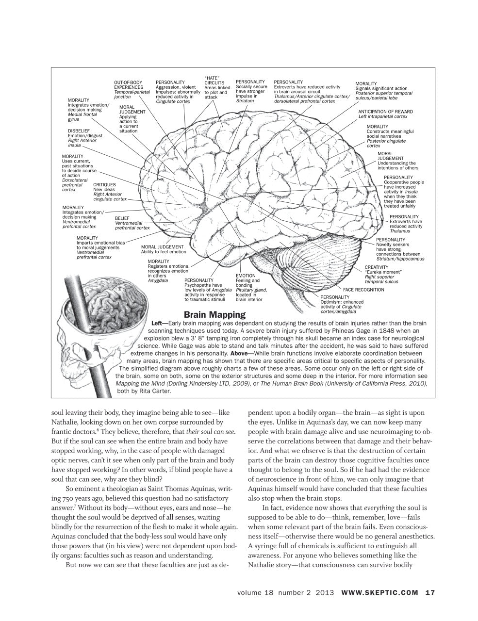 A printed informational page with a brain diagram, labeled brain regions, a legend, and several paragraphs of text on a white page.
[additional_image_link]