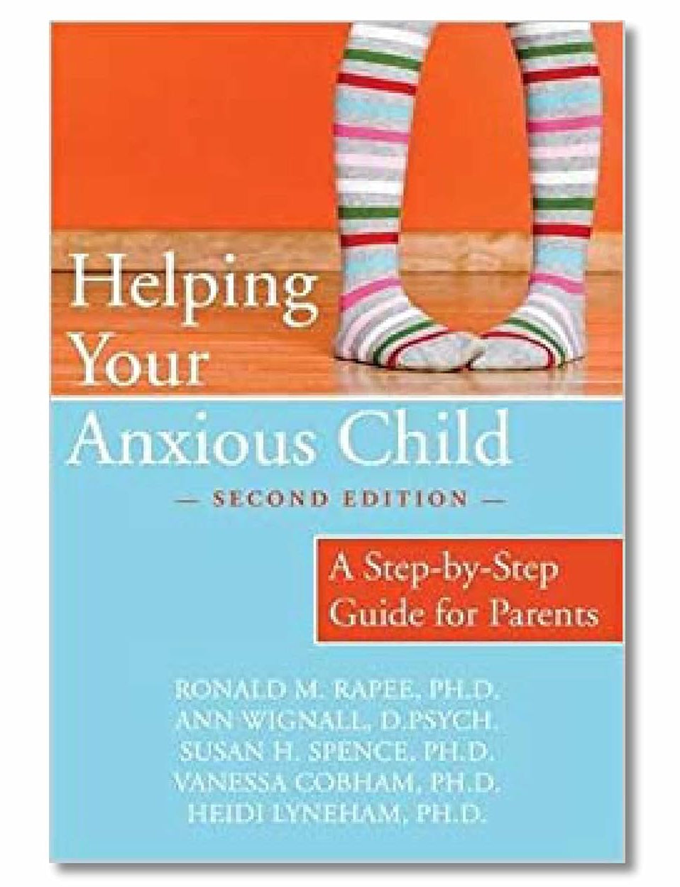 Book cover of 'Helping Your Anxious Child' with colorful socks on a white background
[image_link]