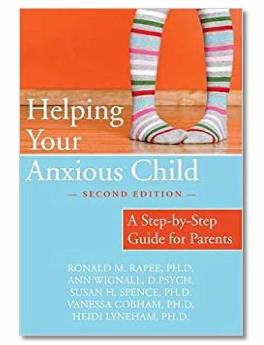 Book cover of 'Helping Your Anxious Child' with colorful socks on a white background
[image_link]