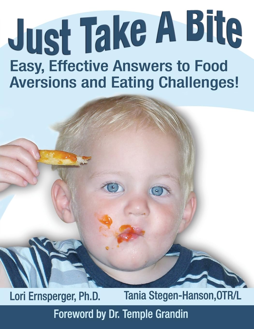 Book cover with a child eating and text about food aversions and challenges
[image_link]