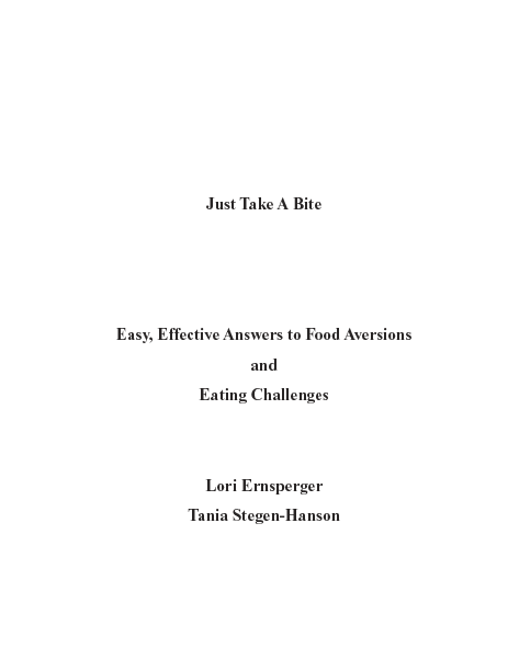 Book cover of 'Just Take A Bite' with author names on a white background
[additional_image_link]