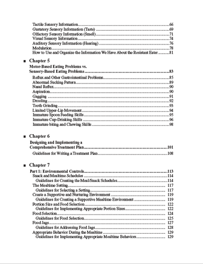 Table of contents for a book or document on tactile, sensory, and environmental controls.
[additional_image_link]