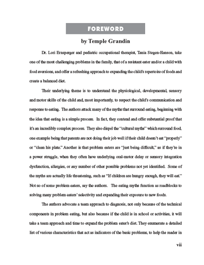 Foreword page from a book with text and a gray header.
[additional_image_link]