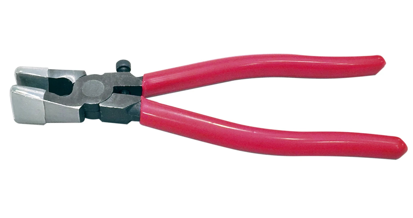 Pair of pliers with red handles on a white background.
[image_link]