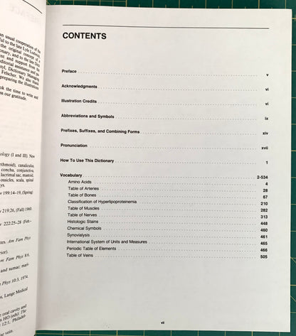 An open book showing the contents page in English, photographed from below on a green cutting mat with a grid pattern.
[additional_image_link]