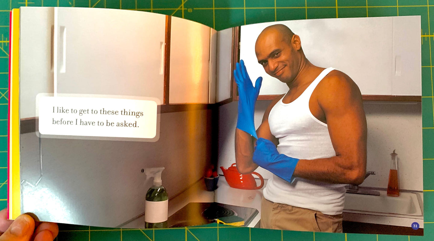 Man with gloves in kitchen
Photo by Karen King [additional_image_link]