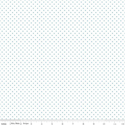 A fat quarter bundle of quilt fabric featuring a geometric pattern in various shades of blue.
Photo by RileyBlakeDesigns.com [additional_image_link]