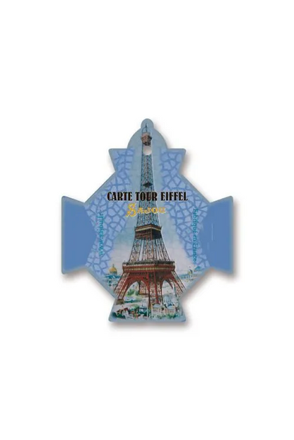 A vintage-style French postcard featuring the Eiffel Tower, with the text 'CARTE TOUR EIFFEL' printed across the top, displayed on a textured white background.
Photo by Sajou.fr [additional_image_link]