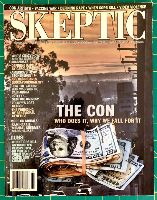 Skeptic Magazine (volume 21 number 1 2016 - Cover: The Con) by Michael Shermer
[image_link]
