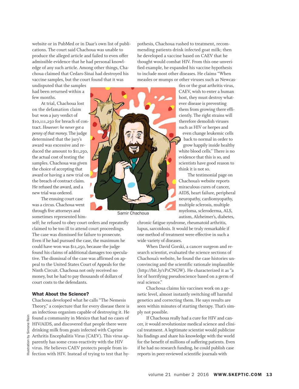 A scanned book or magazine page featuring an illustrated cartoon of a bearded man labeled 'Somer Eubanks' alongside columns of text and a large red headline at the top.
[additional_image_link]