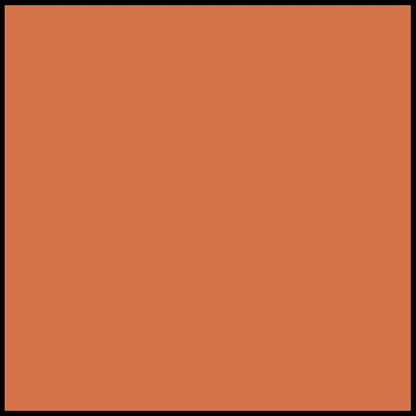 A solid ginger orange square with a thin black border on a white background.
Photo by Tildafabrics.com [additional_image_link]
