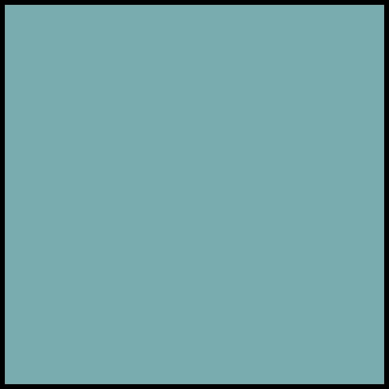 A solid dusty teal square with a thin black border, representing a color swatch.
Photo by Tildafabrics.com [additional_image_link]