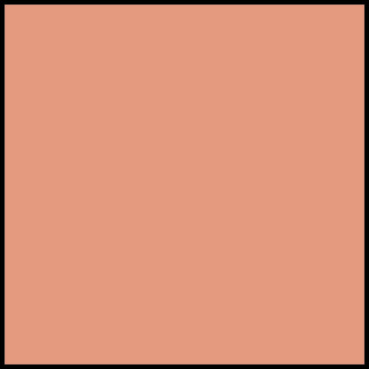 A solid square color swatch in a warm cantaloupe with a thin black border.
Photo by Tildafabrics.com [additional_image_link]