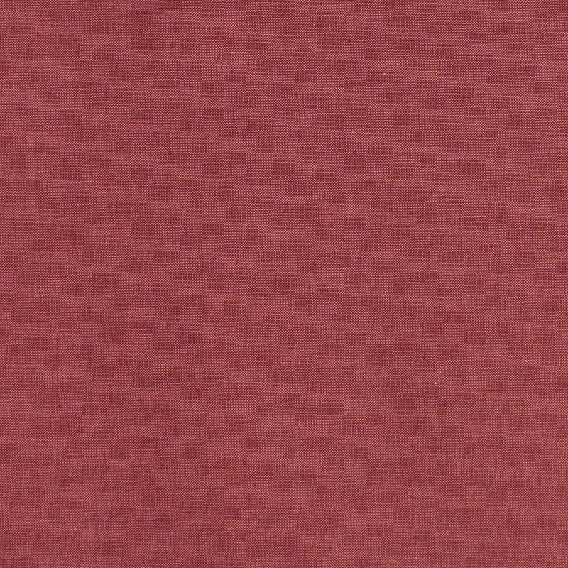 A close-up image of a burgundy chambray fabric with a visible texture.
Photo by Tildafabrics.com [image_link]