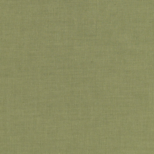 Tilda chambray pine green quilting cotton fabric.
Photo by Tildafabrics.com [image_link]