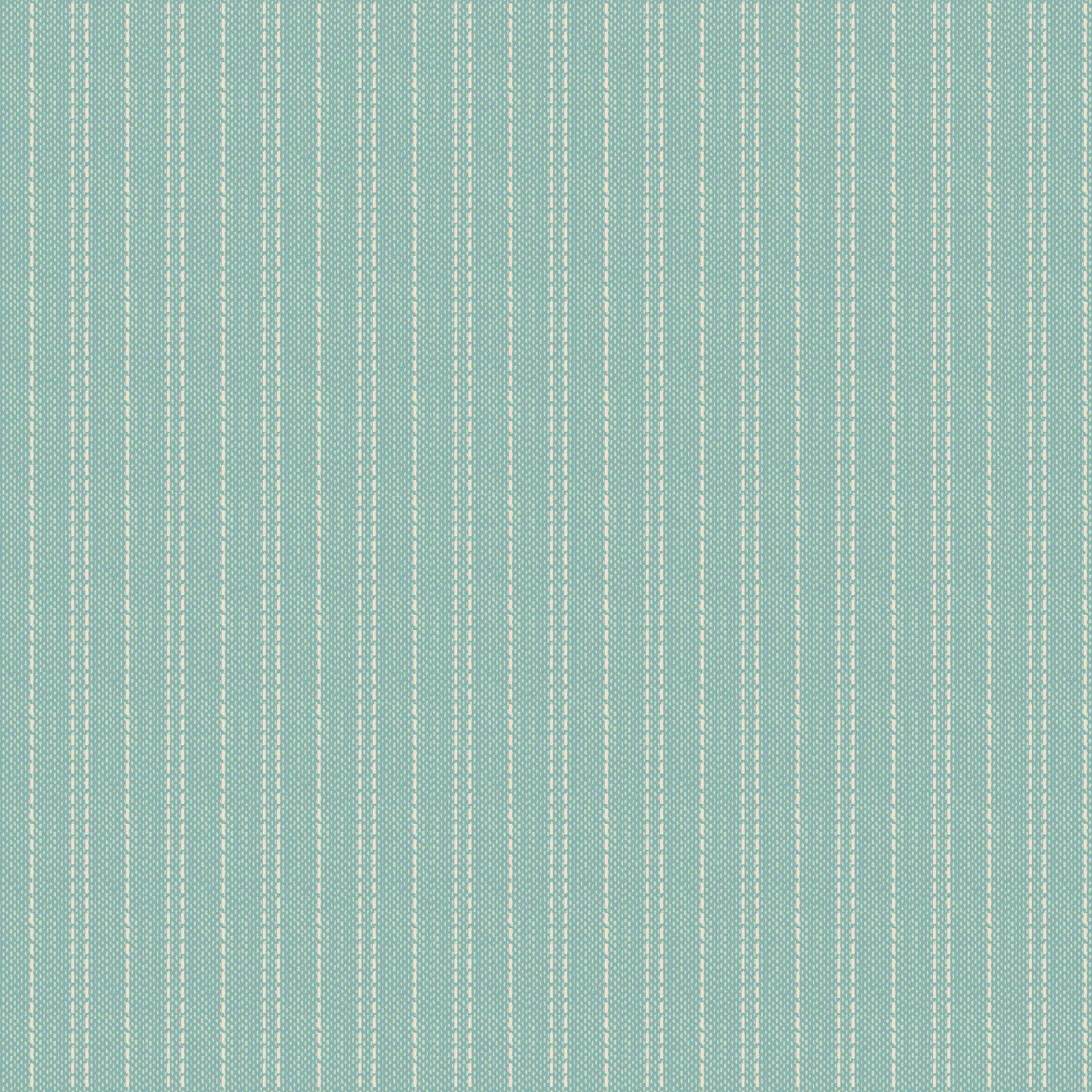 A close-up of a woven fabric texture in a light teal green color, featuring vertical white dotted stripe patterns.
Photo by Tildafabrics.com [image_link]