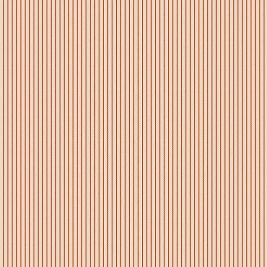 A striped fabric in a cream color with tiny stripes, part of the Tilda Fabrics Autumn collection.
Photo by Tildafabrics.com [image_link]