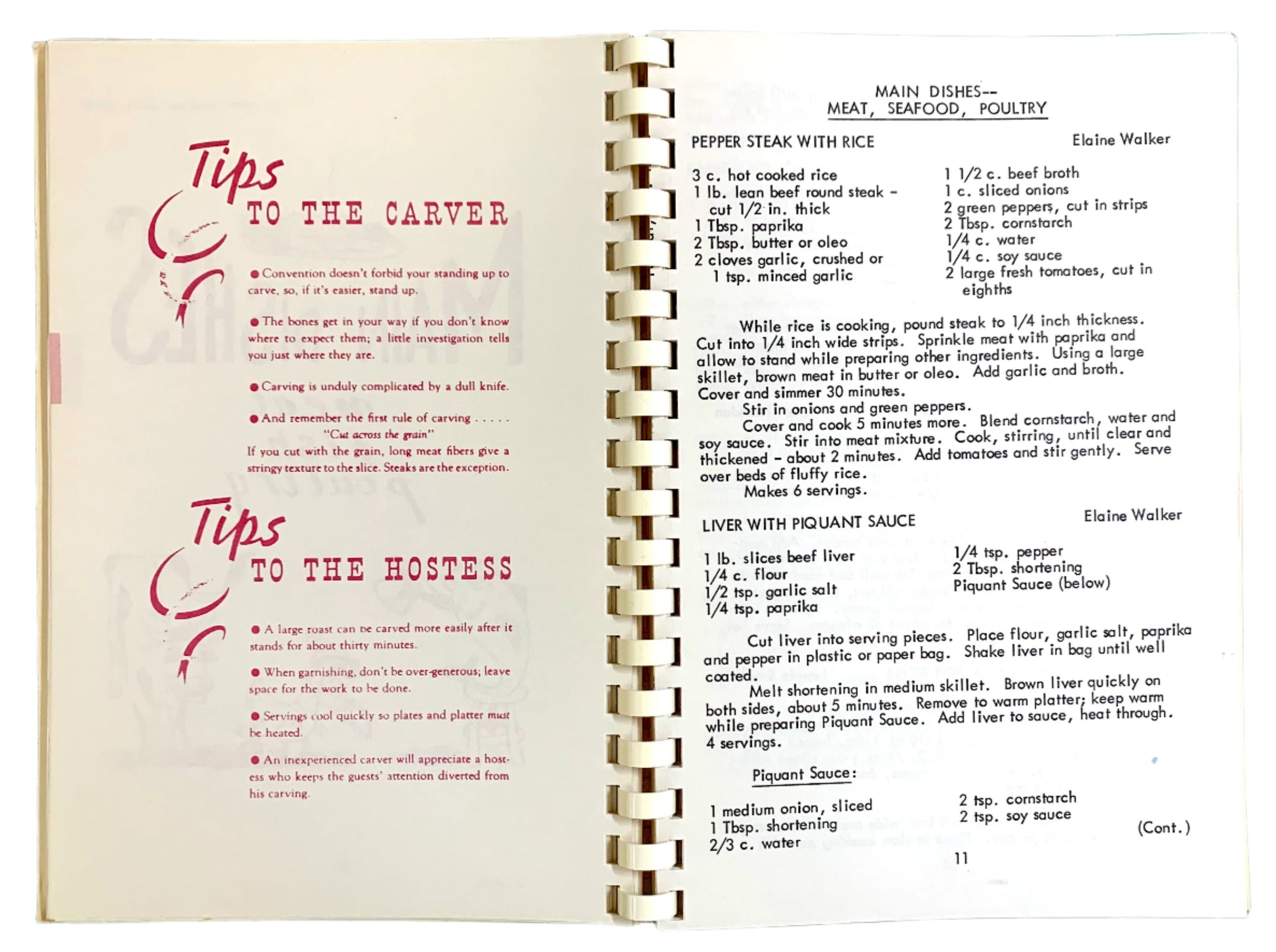 Open cookbook showing recipe pages with text and illustrations on a white background
Photo by Karen King [additional_image_link]