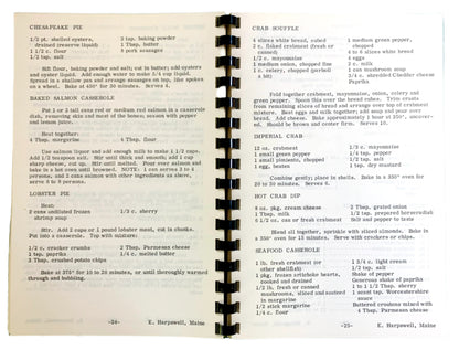 Page from a cookbook with recipe listings.
Photo by Karen King [additional_image_link]