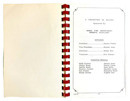 Collection of recipes sponsored by a fire department women's auxiliary.
Photo by Karen King [additional_image_link]