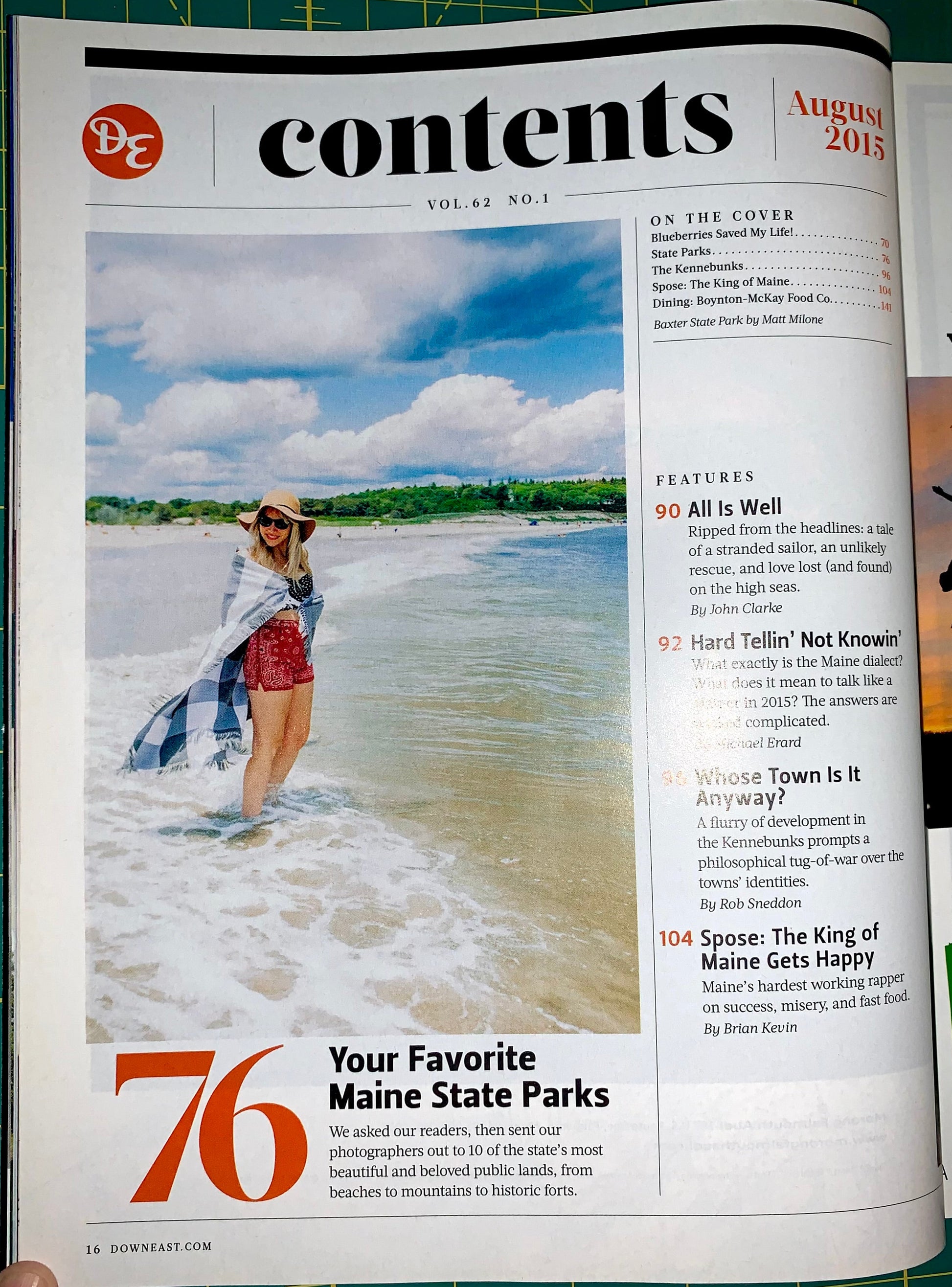 An August 2015 issue of Downeast magazine, Vol. 62 No.
[additional_image_link]