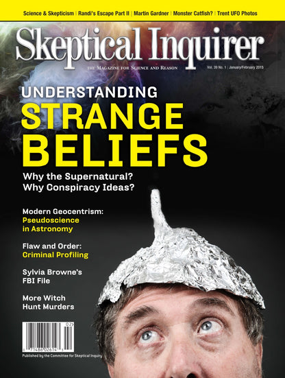 Vintage Skeptical Inquirer Magazine (Volume 39, No. 1, 2015 - Cover: Understanding Strange Beliefs)[image_link]