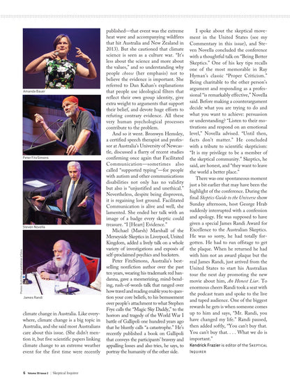 A scanned book or magazine page with multiple columns of text, a small color photo of a woman in a white dress and black hat, and a black-and-white portrait at the bottom right.
[additional_image_link]