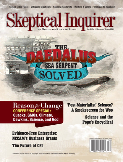 Front cover of Skeptical Inquirer magazine, Vol. 39 No. 4 The Daedalus Sea Serpent Solved
[additional_image_link]