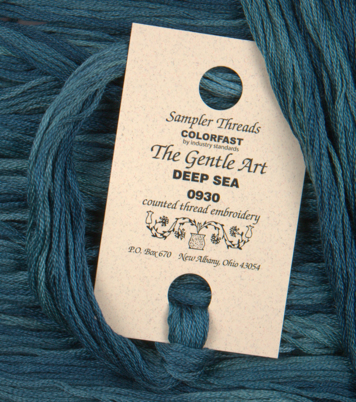 Gentle Art Sampler Threads Deep Sea 5 Yards GAST-0930 for Embroidery ...