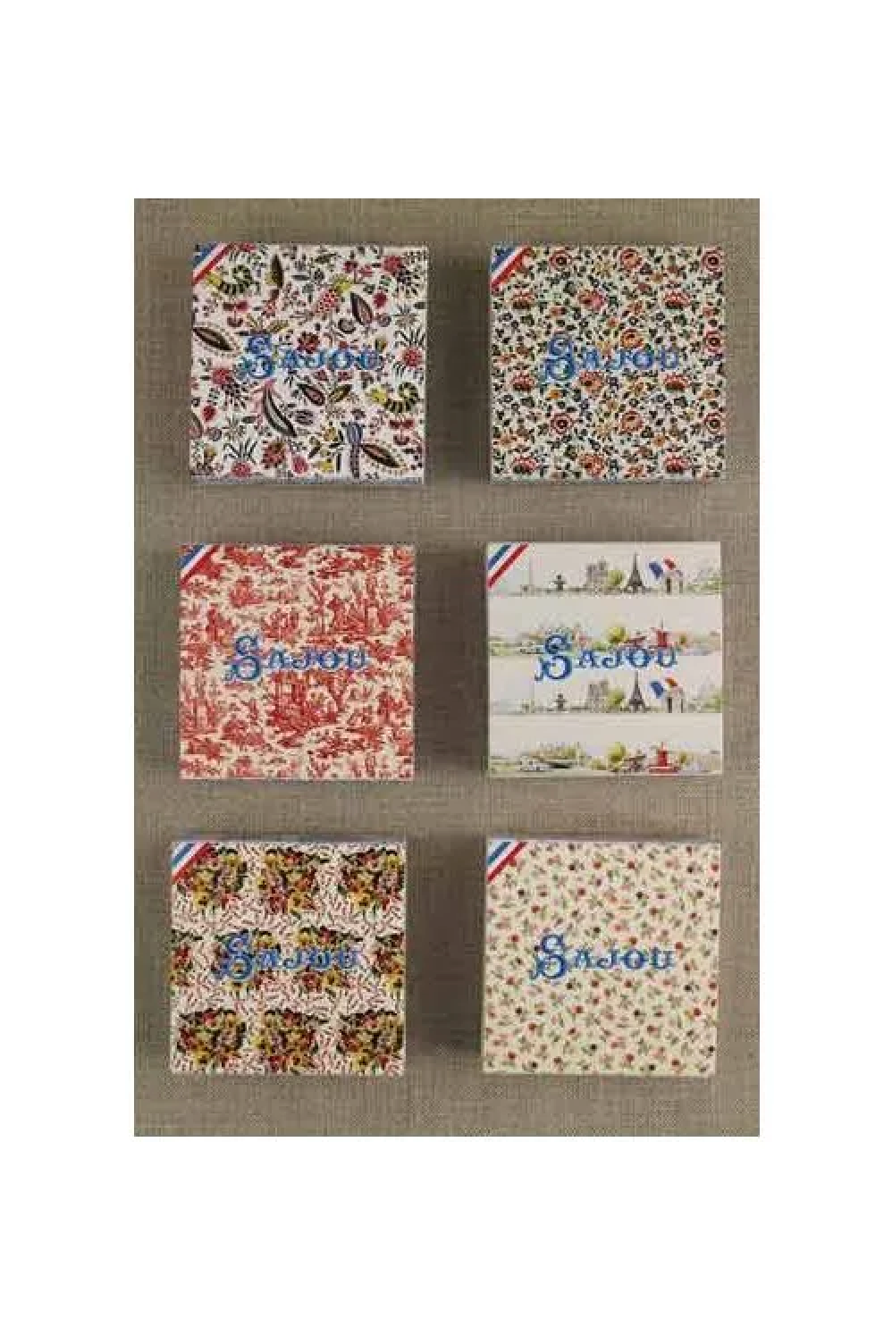 Six Thread Cards Honfleur from Maison Sajou