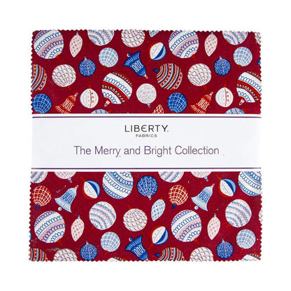 Liberty Fabrics Merry and Bright 5" Charm Pack