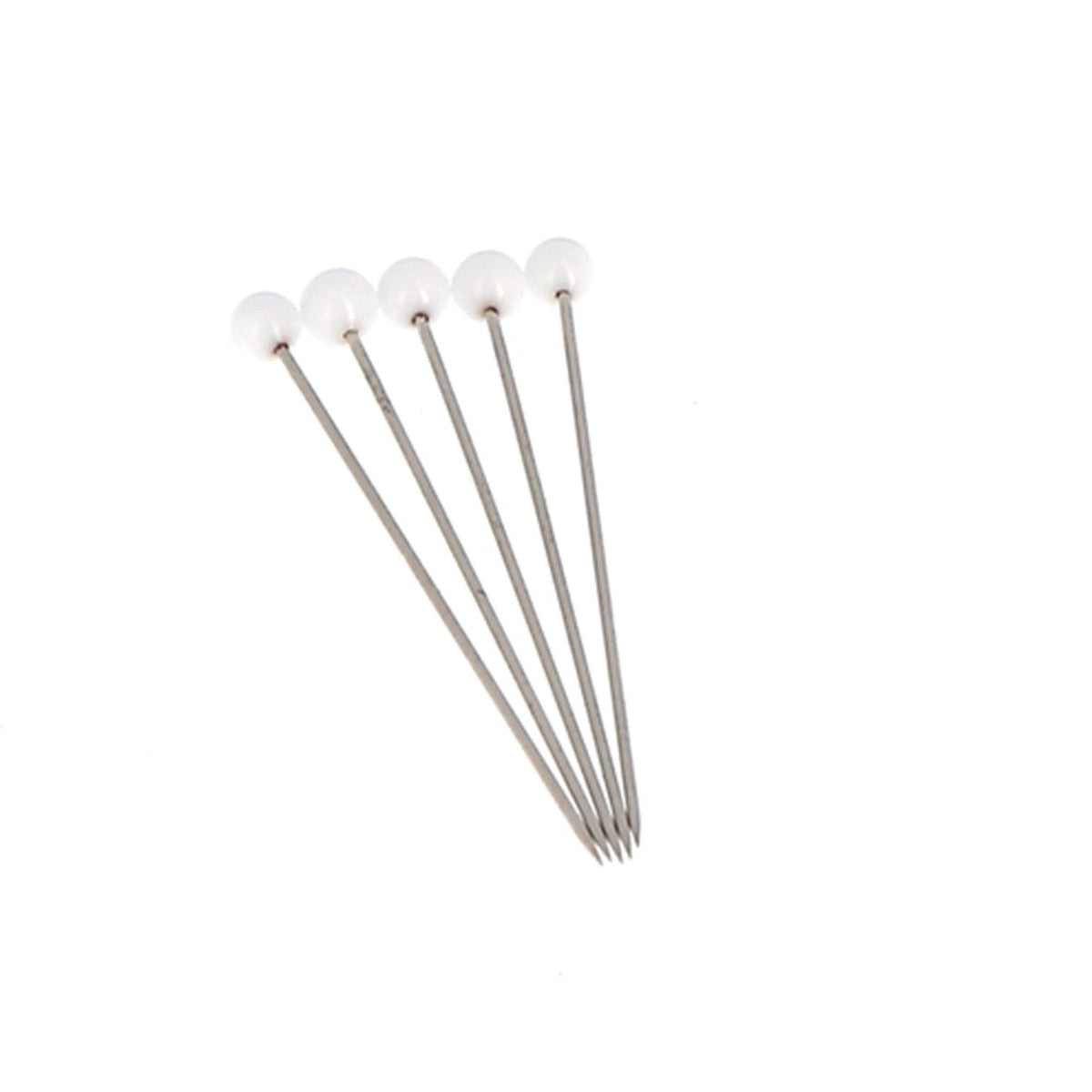 Bohin Glass Head Pins in white color.
Photo by Bohin [additional_image_link]