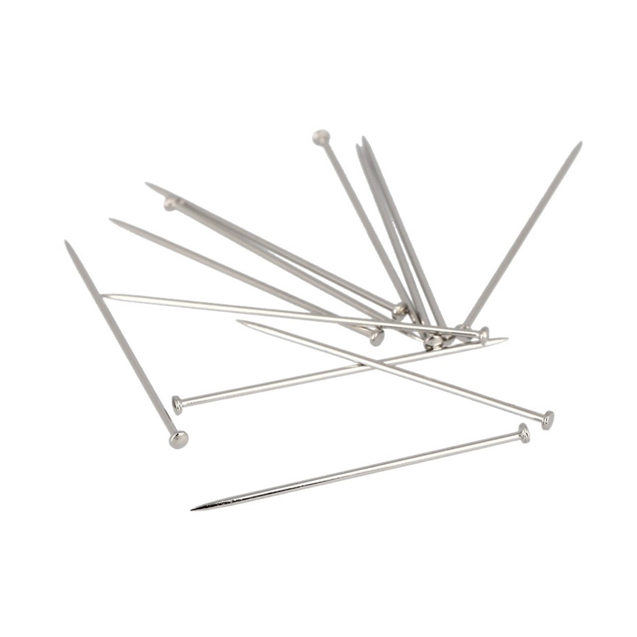 Bohin straight pins X fine size 20, displayed on a white background.
Photo by Bohin [additional_image_link]