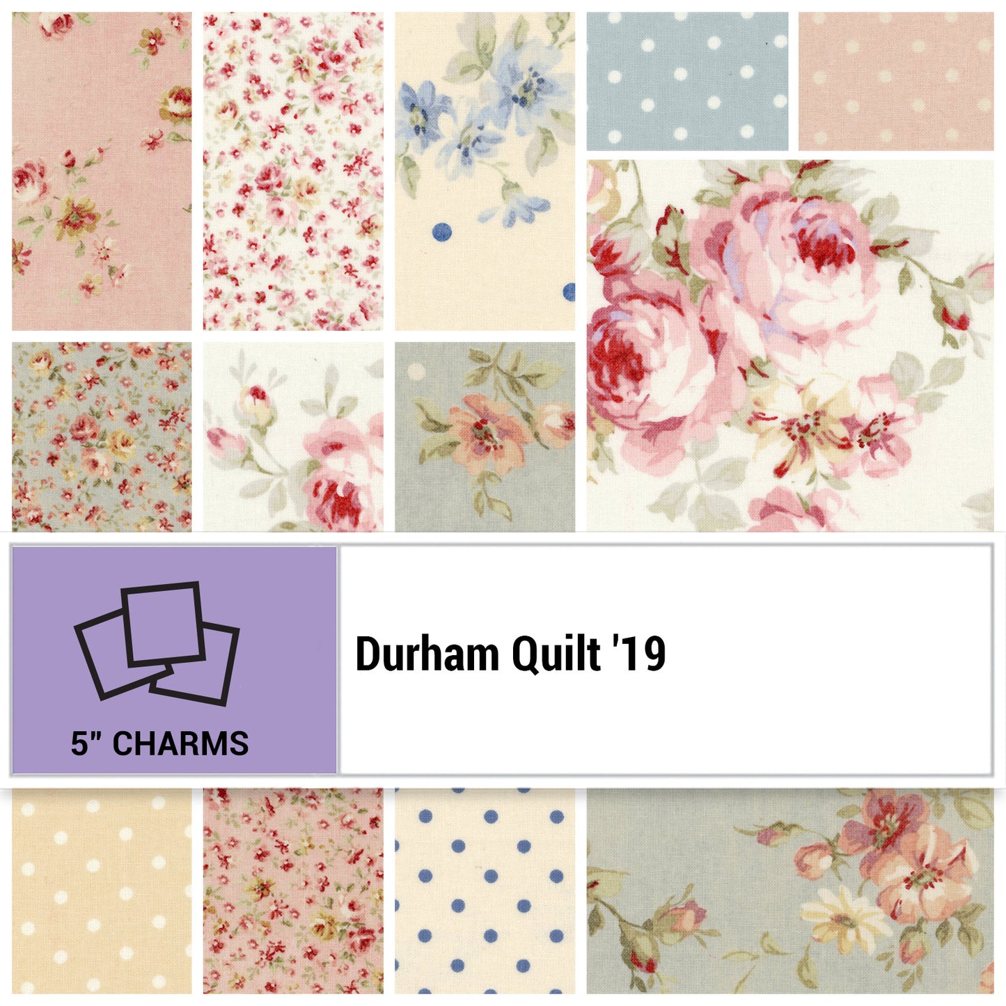 Lecien Durham Quilt Collection 2019 White Dots on Beige Yardage