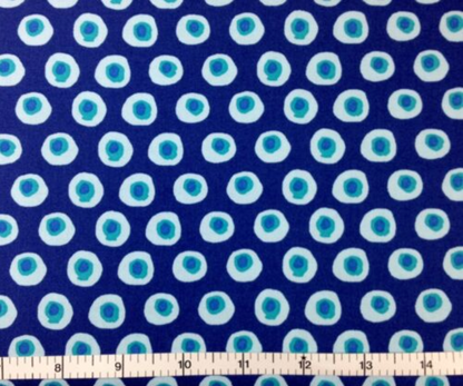 A close-up of a repeating circular pattern on a dark blue background, with concentric rings in light blue, teal, and white.
[additional_image_link]