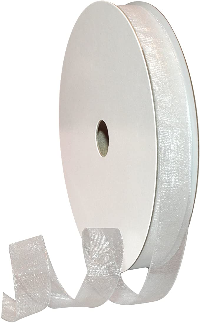 White sheer irridescent ribbon.
[additional_image_link]