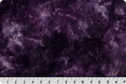 Purple textured fabric with a ruler at the bottom.
Photo by Shannon Fabrics [additional_image_link]