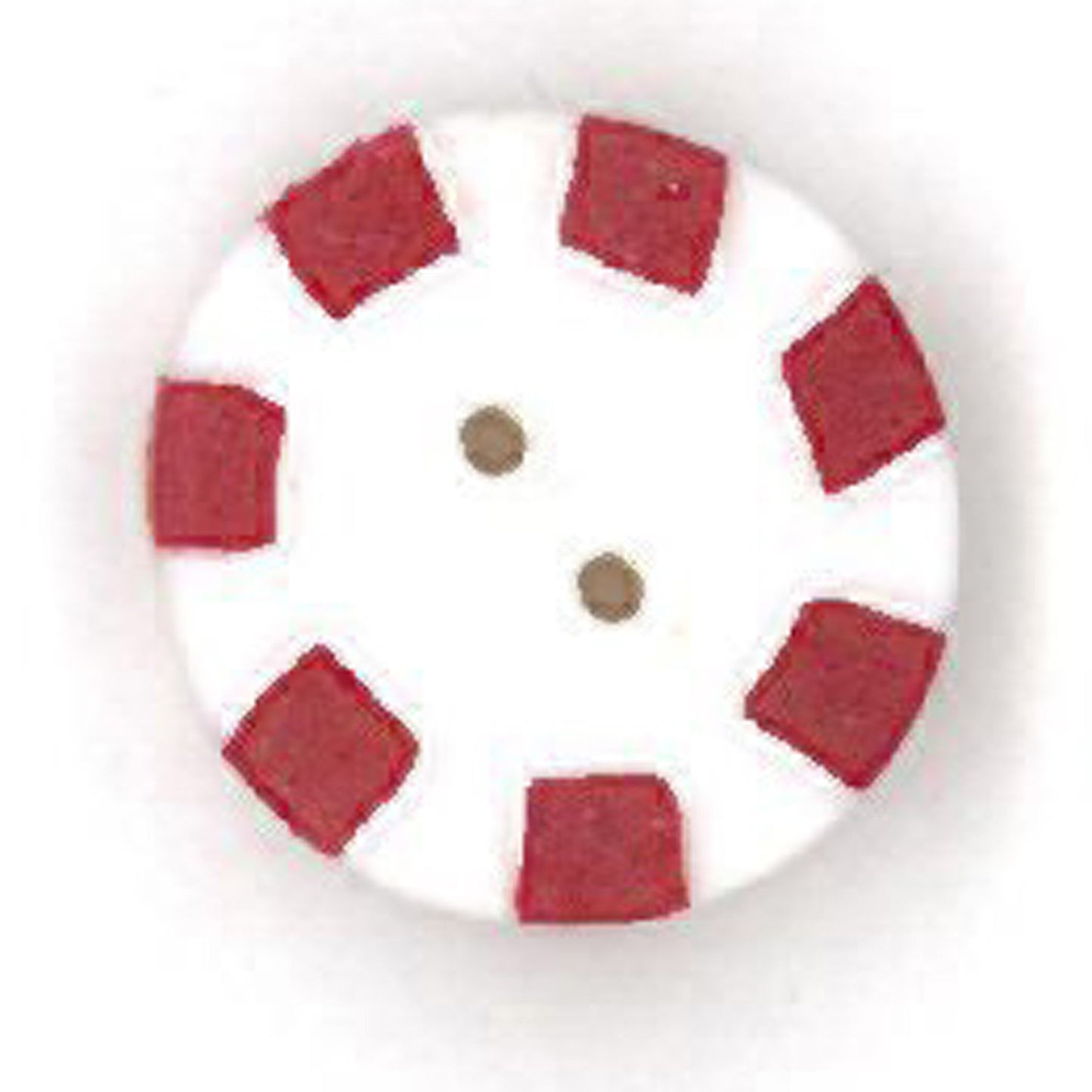 Red and white candy button.
Photo by JABC.com [additional_image_link]