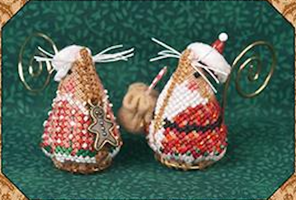 photo of cross stitch mice Mrs. Santa Mouse and Santa Mouse
Photo by JustNan.com [additional_image_link]